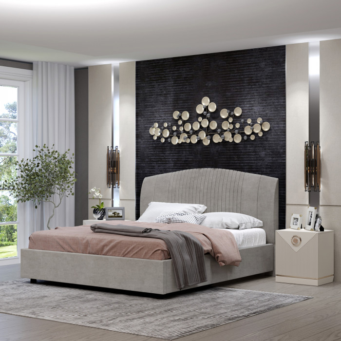 Кровать-12М с подъёмным основанием 1600 дым