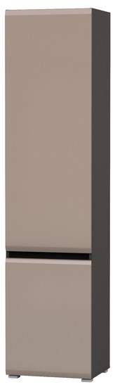 Сидней 13.200 Шкаф, корпус антрацит/фасады: МДФ веллюто капучино