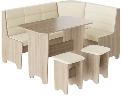 Техас Кухонный уголок Исп.2 (Дуб Сонома/Кашемир Крем)