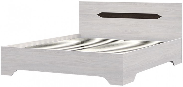 ВАЛЕНСИЯ КР 012 кровать (1,64х0,85х2,06) с ортопед.осн. дуб анкор