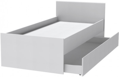 Кровать арт.015 (Выкатная часть) - Белый