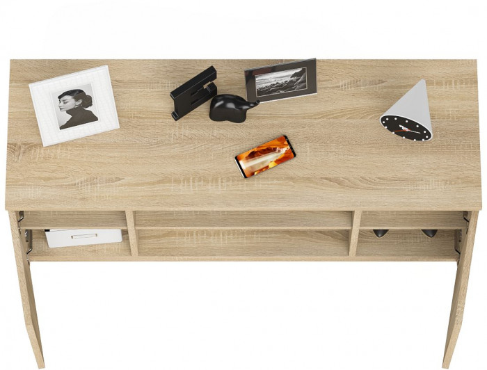 Мори Тумба ТВ МТВ1200.1, цвет дуб сонома, ШхГхВ 120,4х41х54,6 см.