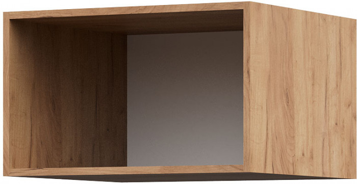 ШВГП 600 корпус шкаф верхний горизонтальный пенальный (0,358х0,6х0,57) дуб крафт золото