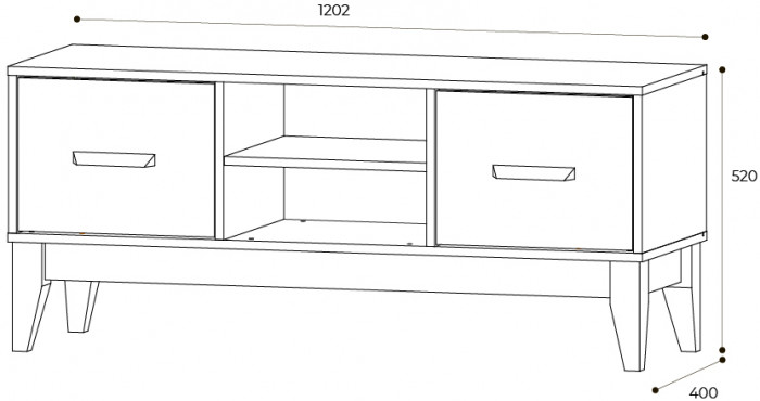 Гостиная Скандика. Комплект 2