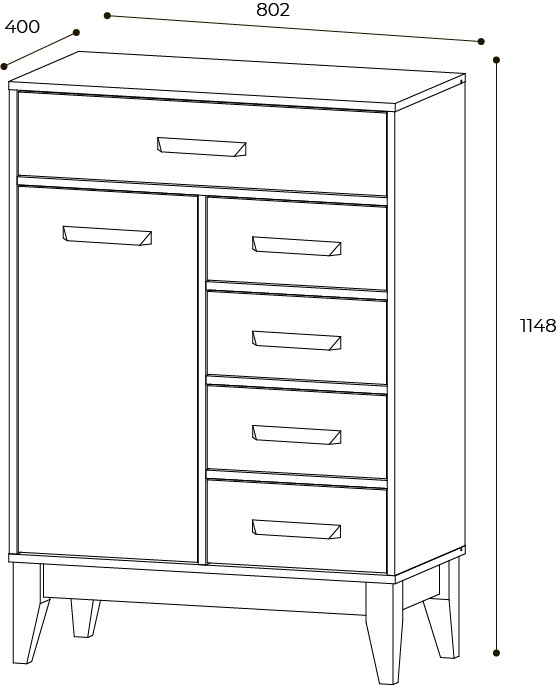 Гостиная Скандика. Комплект 2