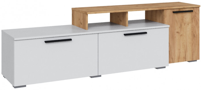 Модульная гостиная Альберо, композиция 1, Белый/Крафт золотой