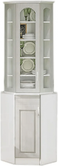 Буфет Констанция угловой (Белый матовый)