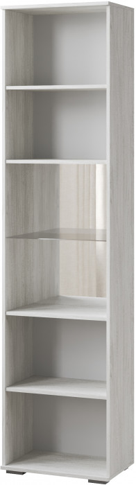 Модульная гостиная Ливорно, набор 1, Ясень анкор светлый/Патина серебро