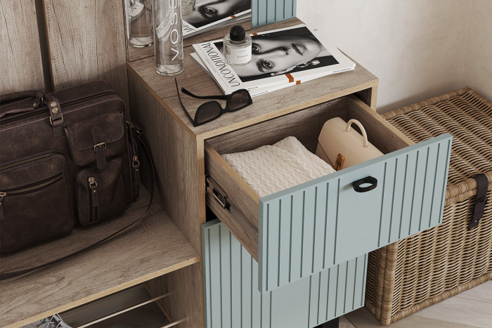 Прихожая Олива ПР-04, Дуб каньон, МФ11