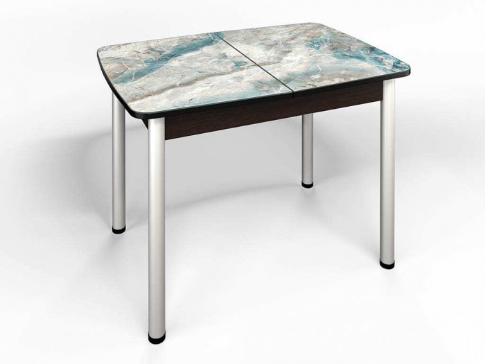 Стол СМ-7 Флорида ноги окрас круглый венге/серебро