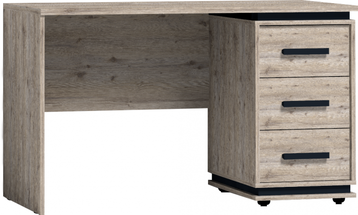 Стол письменный Nature 84, гаскон пайн/черный