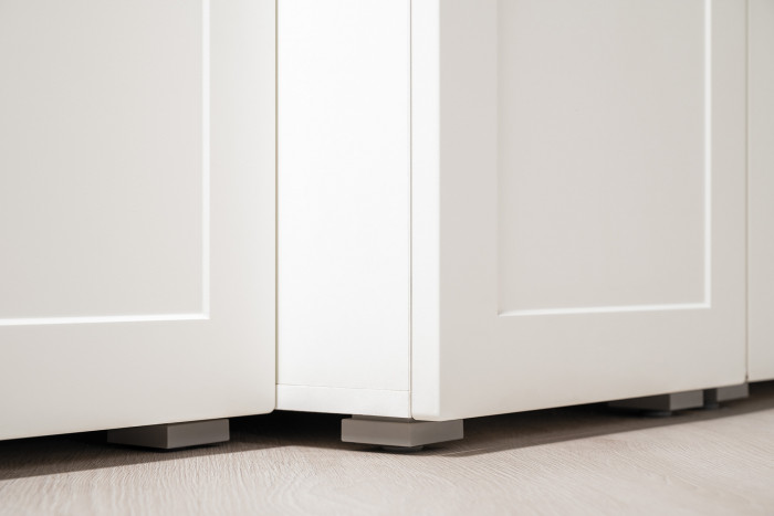 Остин Прихожая 32, цвет белый шагрень/дуб крафт золотой, ШхГхВ 200х54,3х229,6 см., универсальная сборка