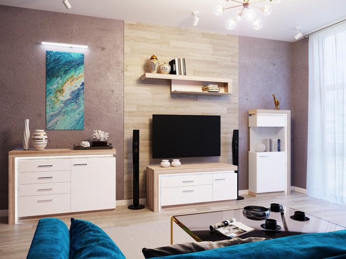 Шкаф-витрина Люмен 01