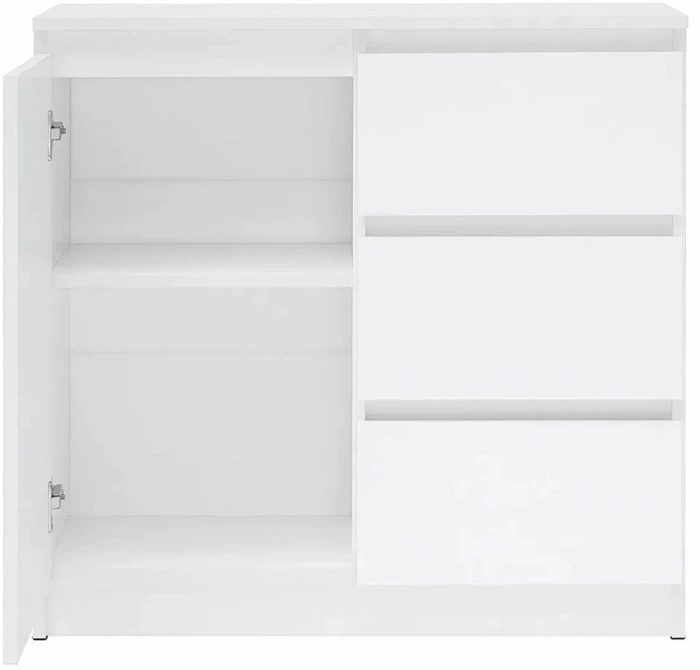 Челси Композиция комодов (Белый глянец, Белый)