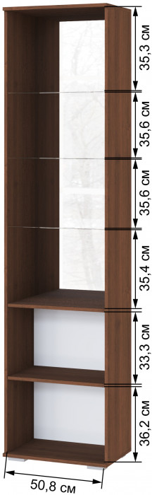 Модульная гостиная Ливорно, набор 2, Орех донской