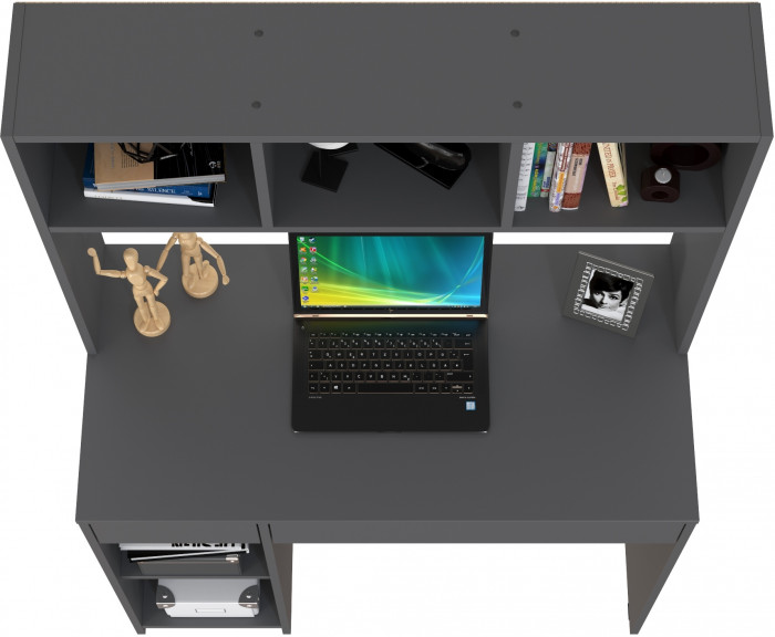 компьютерный стол Комфорт 12.77F, тёмно-серый