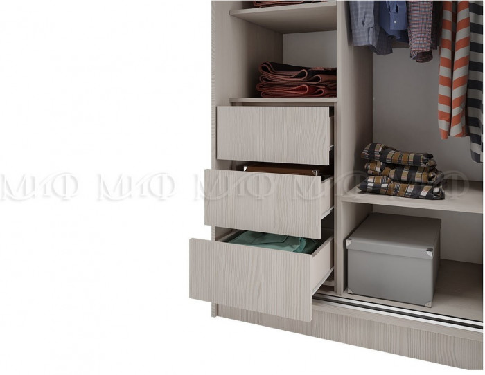 Шкаф-купе Тринити 2 NEW 1350 (Сандал светлый)