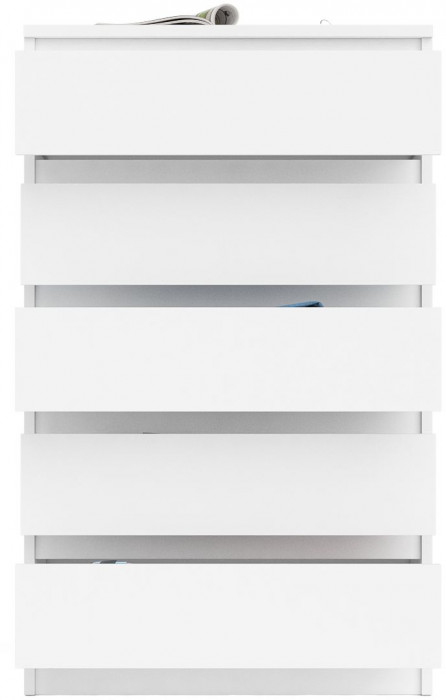 Мори Комод МК700.5, цвет белый, ШхГхВ 70,4х41х114 см.