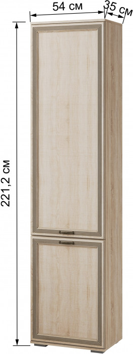 Модульная гостиная Ливорно, набор 4, Дуб сонома