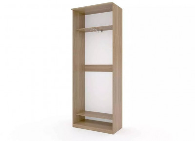 Шкаф купе Модерн 905х450 2-х дверный зеркальный с пескоструем №1 ясень