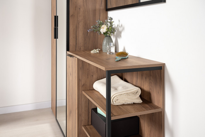 Гранд 16.222 Комод, цвет дуб крафт табачный, ШхГхВ 82х38,4х81,5 см., универсальная сборка