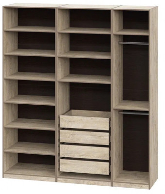 Шкаф без фасадов Этна 2 м. Комплект 9