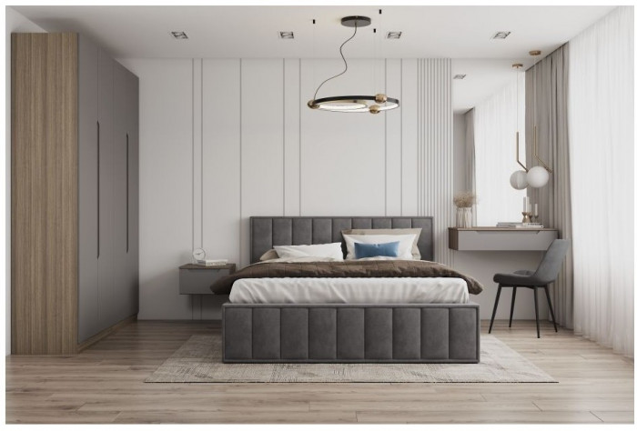 Кровать Лана 160, Ваниль