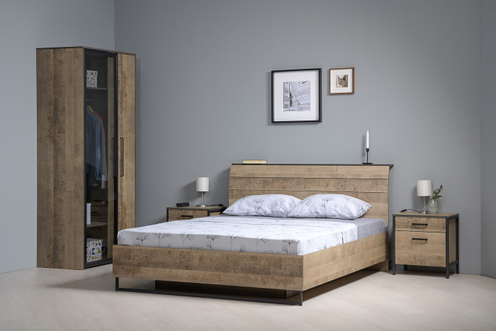 Трувор 13.290 Тумба прикроватная, дуб гранж песочный/интра