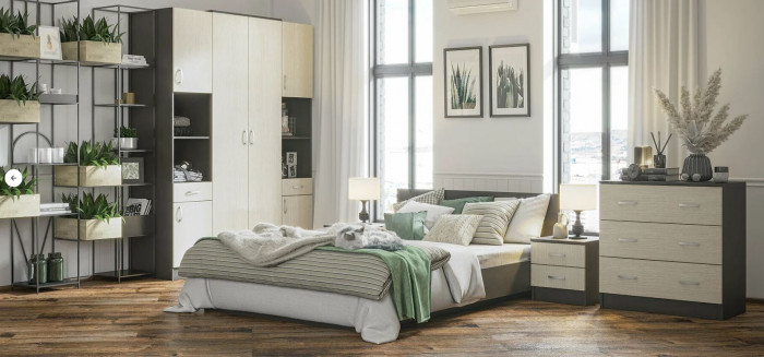 Комод КМ-002 венге/дуб белфорд