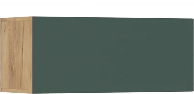 Тумба навесная 800 Норд, Дуб крафт/Изумрудный