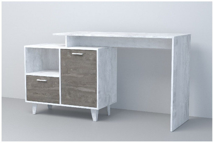 Эго Стол Ст-2 НГ (Камень Темный/Дуб Крафт Золотой)