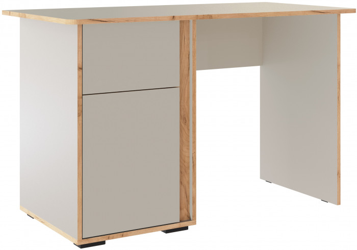 Стол письменный Асцелла, Кашемир/Крафт золотой