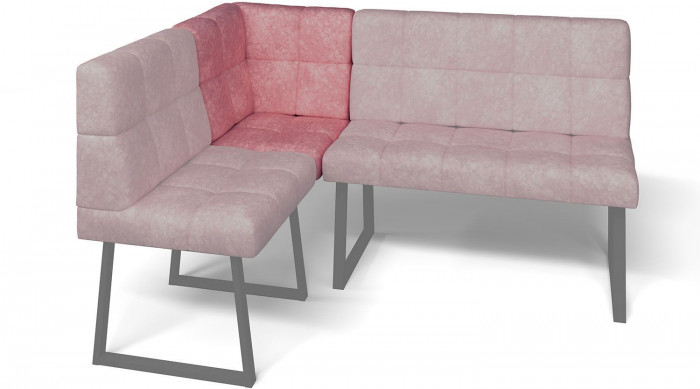 Кухонный диван Реал МУ 590 Коралл/Черный муар