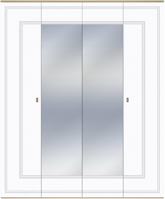 Шкаф 4-х дверный Вега Сапфир