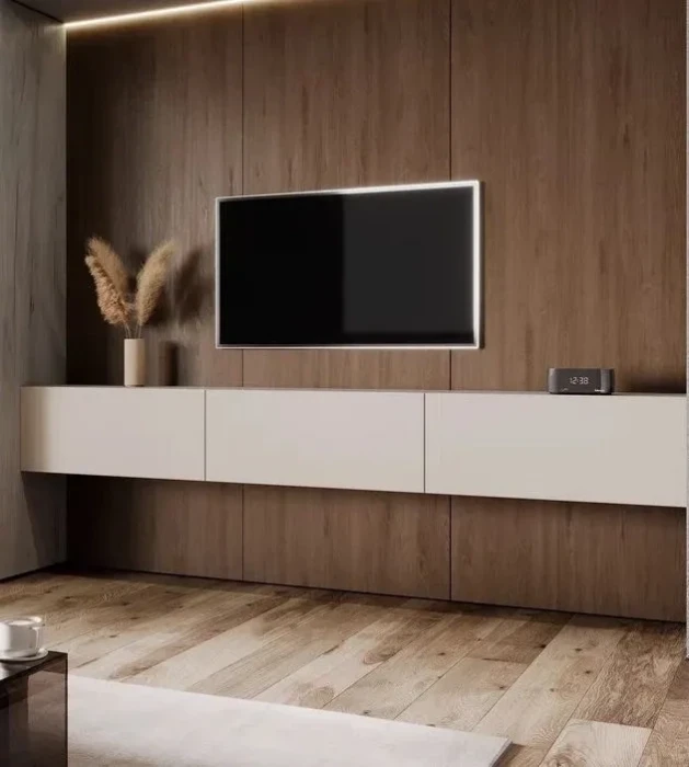 Тумба навесная 800 Норд, Крафт серый/Кашемир