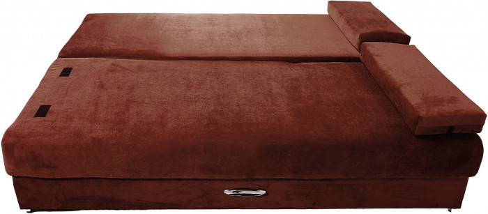 СПБ Диван-еврокнижка Амстердам мини люкс коричневый