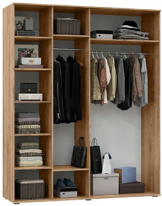 Модульная спальня Соренто (Дуб Крафт / Бетон)