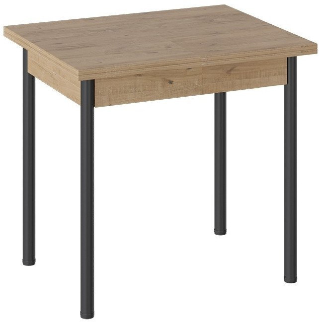 Родос Тип 2 стол с опорой d40 (Черный муар/Ателье темный)