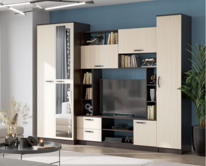 гостиная Марта-11 венге/дуб белфорд