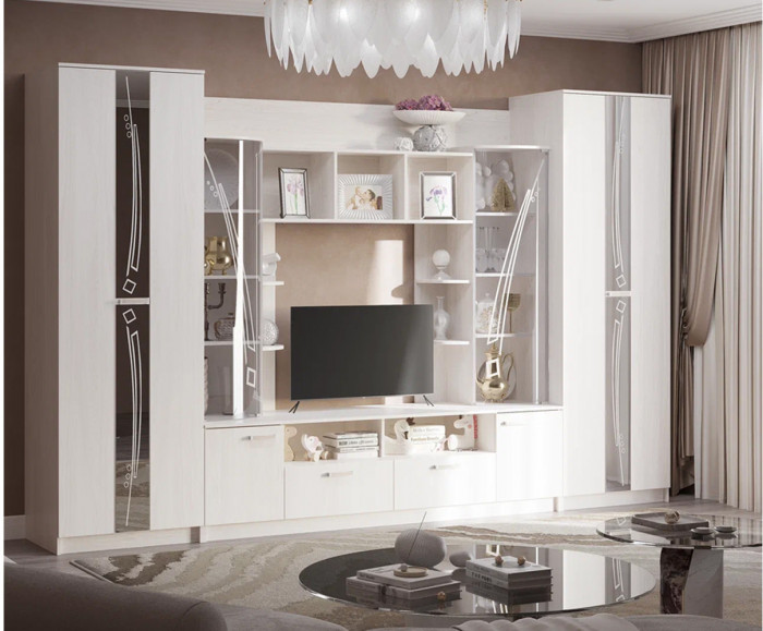 Гостиная "Венеция" Ясень белый