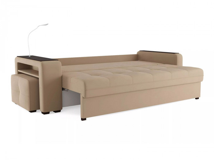 Диван Smart 4 пуф слева Б4-3т-Б3 СК Велюр Velutto 05