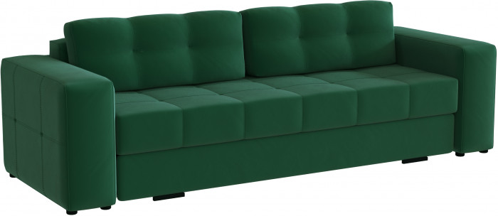 Диван раскладной Верден, изумруд