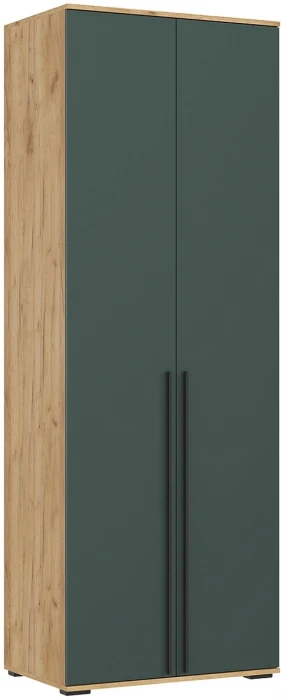 Норд Композиция Шкафов с антресолями + Терминал, Крафт золотой/Изумрудный