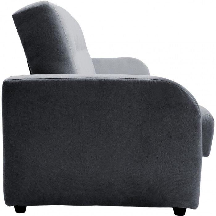 Диван-книжка ЛОНДОН серый 140 ЛЮКС, пружинный блок Боннель