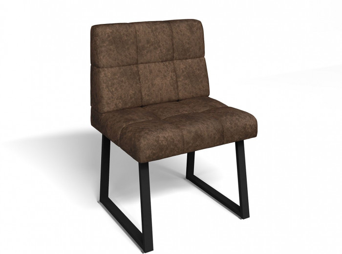 Кухонный диван Реал МД 660 Коньяк/Черный муар