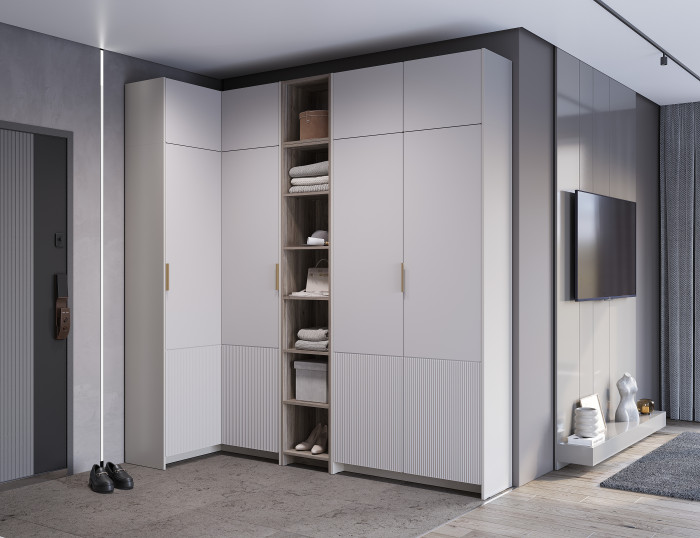 Полка навесная "Пандора" АН-05, Дуб смоки