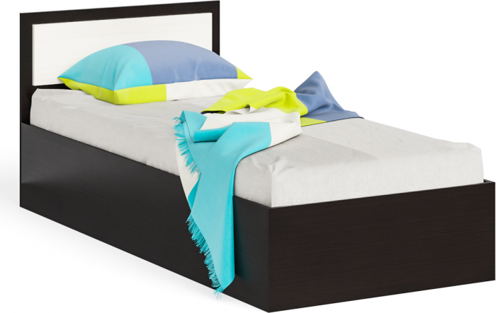 Фиеста Кровать 0900 + тумба, венге/дуб лоредо