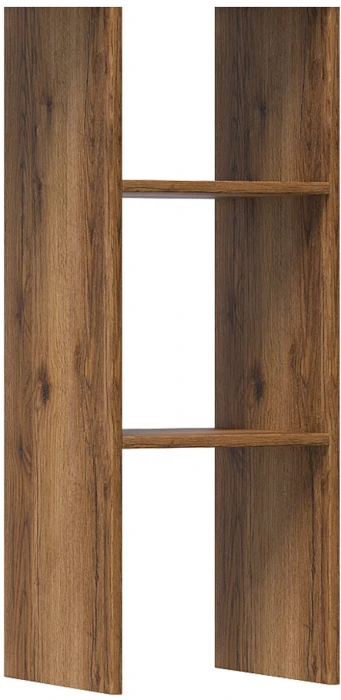 Прага Модульная Гостиная, вариант №4, Дуб Делано/Черный глянец