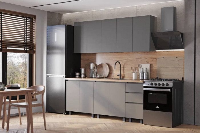 Готовая кухня Честер 2,0м, Графит