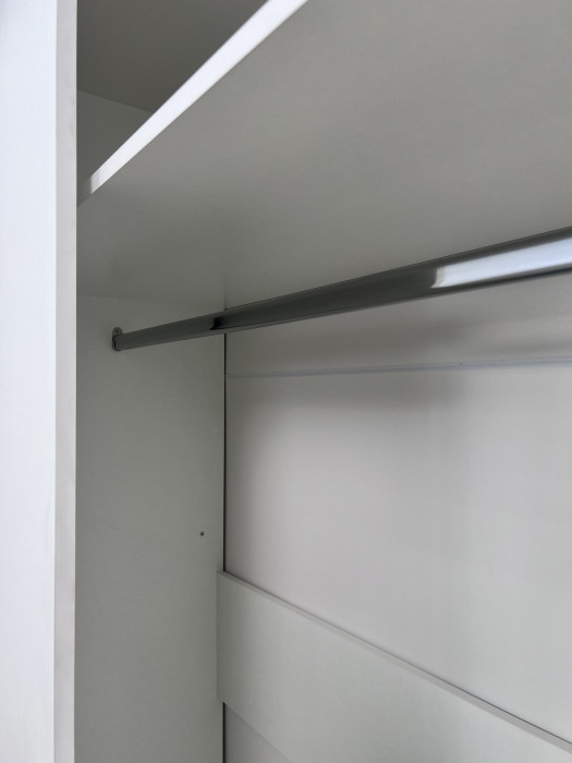 Шкаф-купе Стиль-2 1400, Дуб крафт серый/Дуб крафт белый